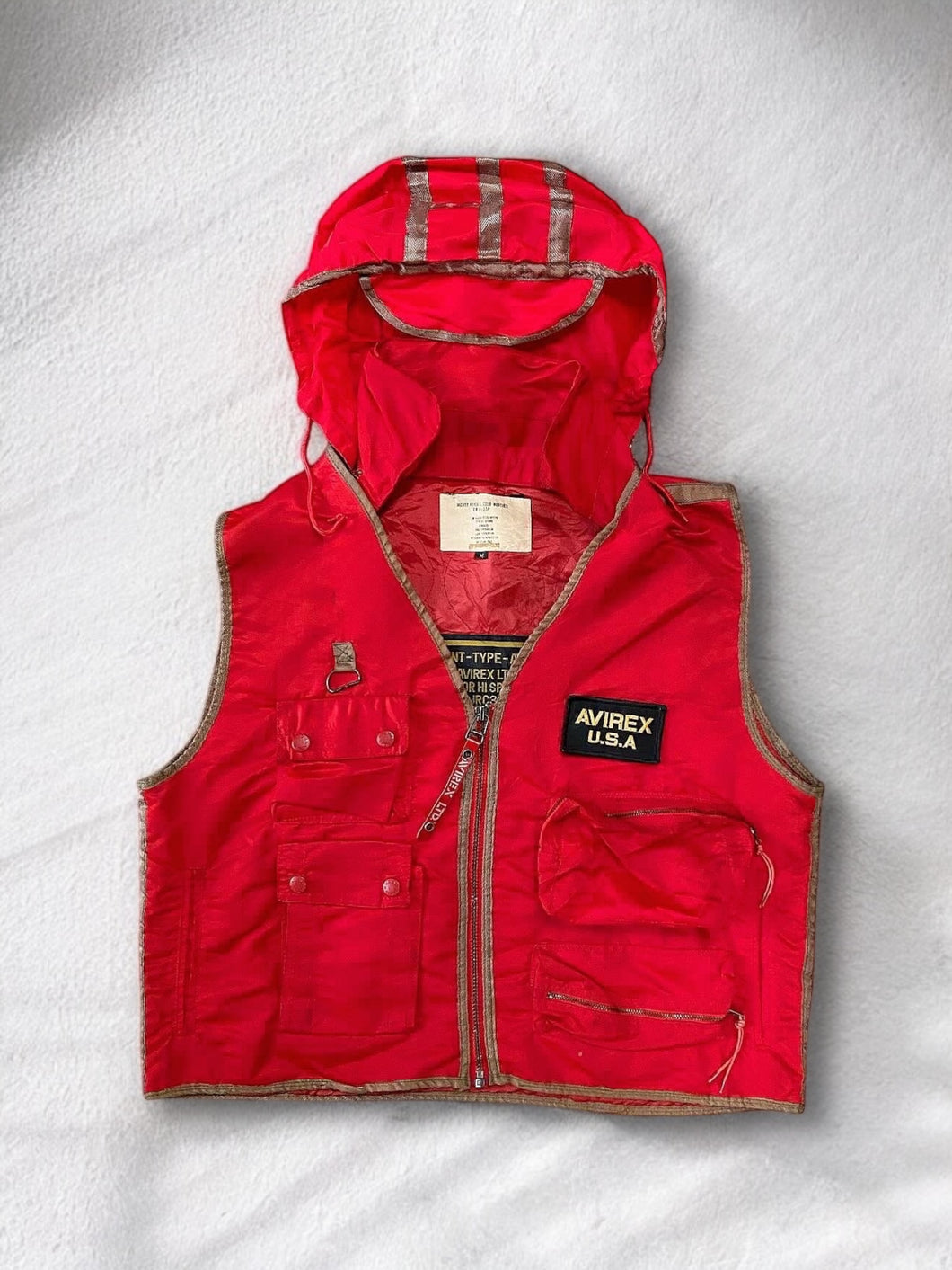 Avirex flight vest jacket (M)