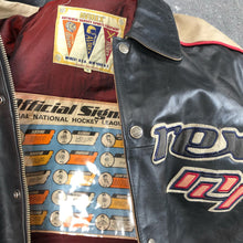 Avirex Hockey leather long jacket (L)