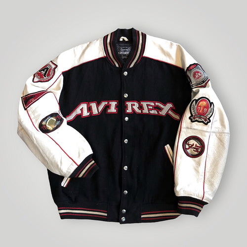 Avirex Varsity wool leather Jacket (XL)