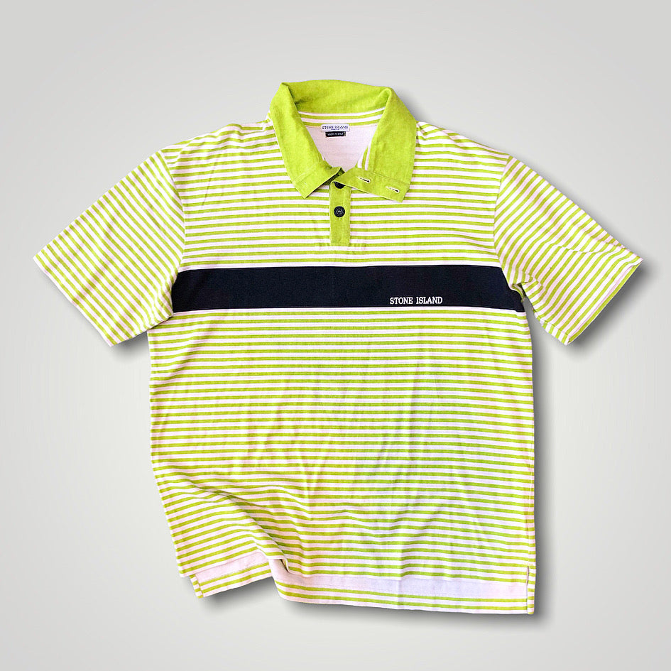 Stone Island Stripe polo S/S 2004 (XL)